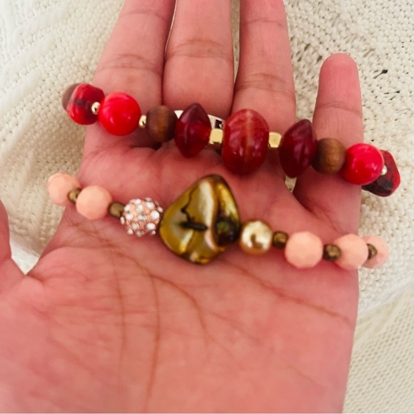 Handmade Bundle 2 bracelets stretch - Picture 5 of 7